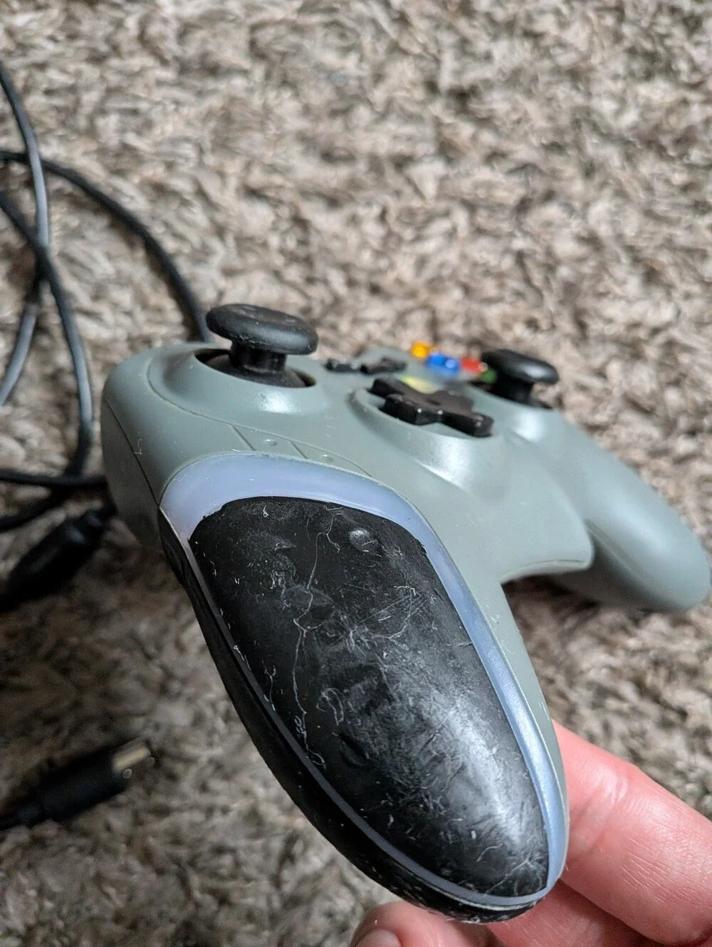 Batman Arkham City Batarang Collectors Edition Xbox 360 Wired Controller FLAWS*